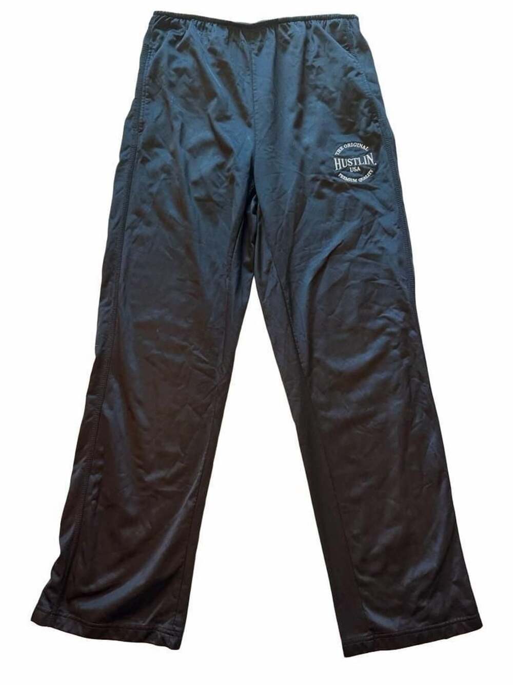 Sport-Tek Hustlin USA Tricot Track Pants Black Large
